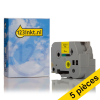 Offre: Marque 123encre remplace 5x Brother TZe-661 ruban 36 mm  - noir sur jaune