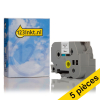 Offre: Marque 123encre remplace 5x Brother TZe-S261 ruban extra adhésif 36 mm  - noir sur blanc