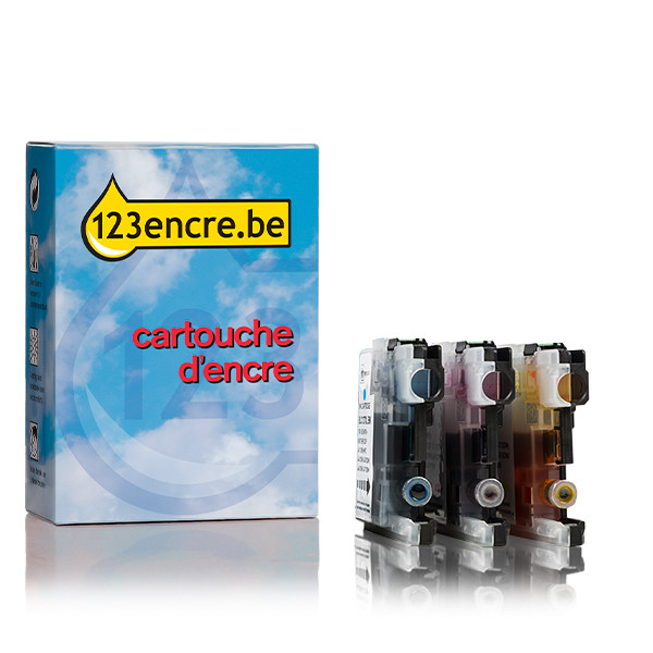 Brother Offre: Marque 123encre remplace Brother LC-125XL offre 3 couleurs LC-125XLRBWBPC 130221 - 1