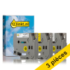 Offre : 3x marque 123encre remplace Brother TZe lot de 3 rubans 12 mm - noir sur blanc, noir sur transparent et noir sur jaune