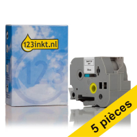 Offre : 5xv Marque 123encre remplace Brother TZe-261 ruban 36 mm - noir sur blanc 653076