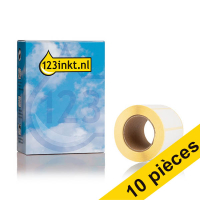 Offre : 10x marque 123encre remplace Brother BDE-1J026051-060 étiquette pré-découpée (51 mm x 26 mm) 650837