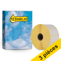 Brother Offre : 3x Marque 123encre remplace Brother BDE-1J026051-102 étiquettes prédécoupées 51 mm x 26 mm BDE-1J026051-102C 080993