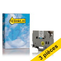 Offre : 3x Marque 123encre remplace Brother TZeR-231 ruban 12 mm - noir sur blanc