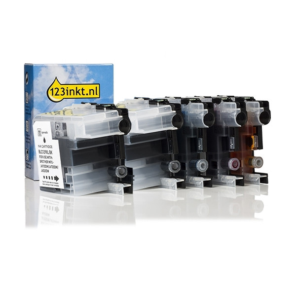 Brother Offre : Marque 123encre remplace Brother LC-129XL / LC-125XL 2x noir + 3 couleurs  160764 - 1