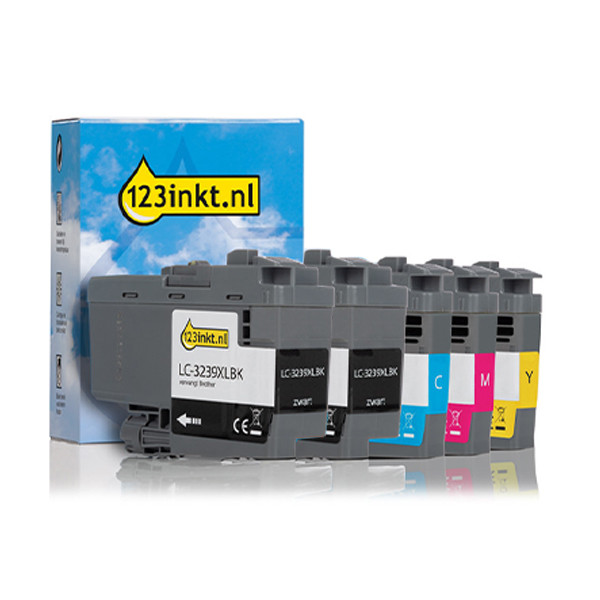 Brother Offre : Marque 123encre remplace Brother LC-3239XL 2x noir + 3 couleurs  160776 - 1