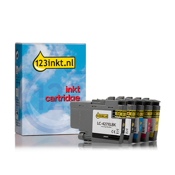 Brother Offre : marque 123encre remplace Brother LC-427XL 2x noir + 3x couleur  160785 - 1