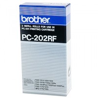 Brother PC-202RF: 2 rouleaux donneurs noirs (d'origine) PC202RF 029870