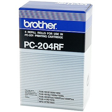 Brother PC-204RF: 4 rouleaux donneurs noirs (d'origine) PC204RF 029875 - 1