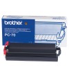 Brother PC-70 cartouche d&#039;impression avec rouleau donneur noir (d&#039;origine) PC70 029850