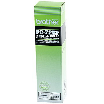 Brother PC-72RF: 2 rouleaux donneurs noirs (d'origine) PC72RF 029855 - 1