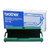 Brother PC-75 cartouche d'impression avec rouleau donneur noir (d'origine)