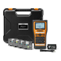 Brother PT-E560BTSP système de lettrage industriel avec étui de transport (QWERTY) PTE560BTSPQL1 832986