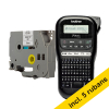 Brother PT-H110 système de lettrage (QWERTY) + 5 rubans noirs sur blanc