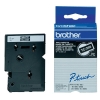 Brother TC-395 'extrême' cassette à ruban 9 mm (d'origine) - blanc sur noir
