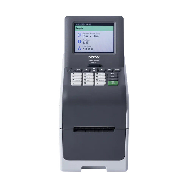 Brother TD-2D imprimante d'étiquettes avec USB, Ethernet, Bbuetooth, wifi et écran tactile TD-2350DSA203 833451 - 1