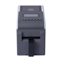 Brother TD-2D imprimante d'étiquettes avec USB, Ethernet, bluetooth, wifi et écran LCD TD-2350DFC203 833452