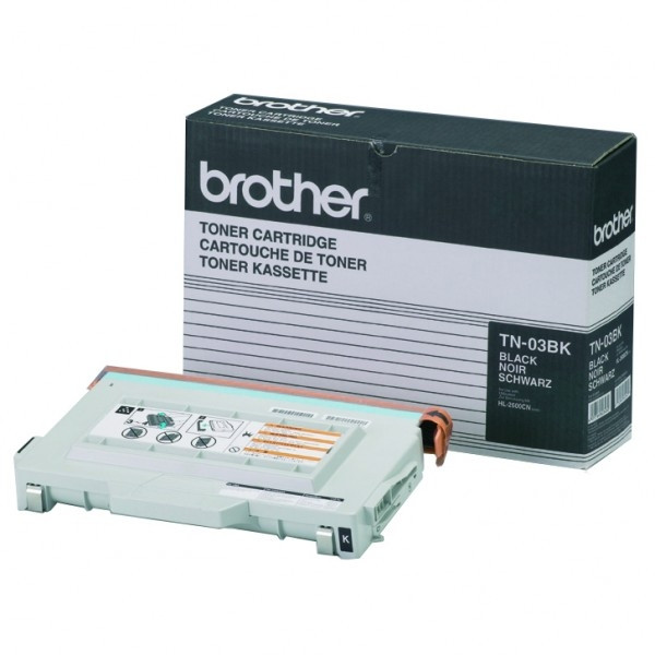 Brother TN-03BK toner noir (d'origine) TN03BK 029530 - 1
