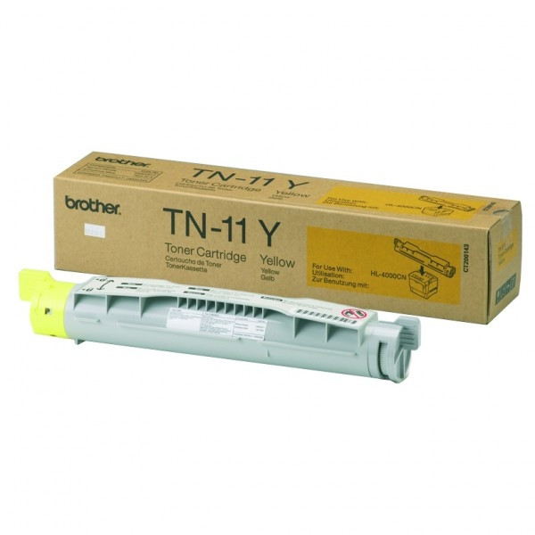 Brother TN-11Y toner jaune (d'origine) TN11Y 029610 - 1