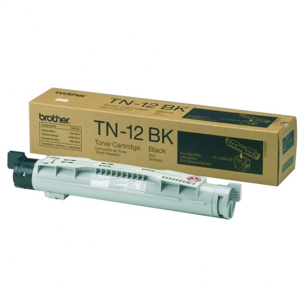 Brother TN-12BK toner noir (d'origine) TN12BK 029800 - 1