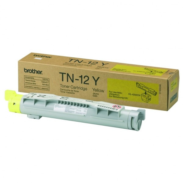 Brother TN-12Y toner jaune (d'origine) TN12Y 029830 - 1