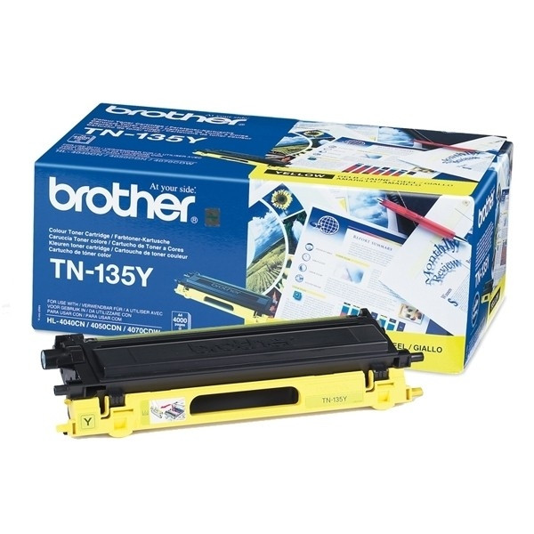 Brother TN-135Y toner jaune haute capacité (d'origine) TN135Y 901076 - 1