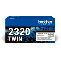 Brother TN-2320BK toner duopack (d'origine) - noir TN2320TWIN 051330