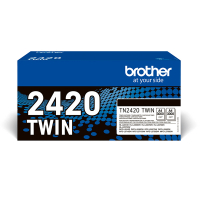 Brother TN-2420BK toner duopack (d'origine) - noir TN2420TWIN 051332