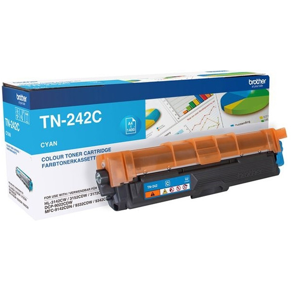Brother TN-242C toner (d'origine) - cyan 051062 - 1