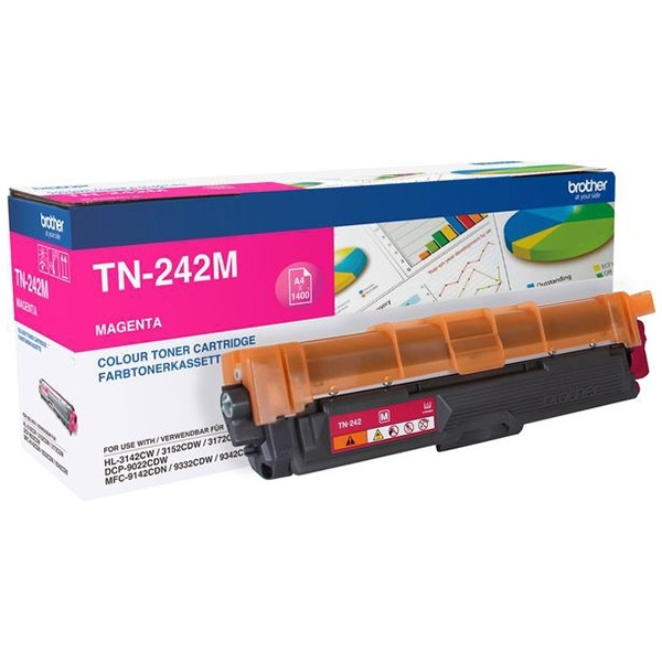 Brother TN-242M toner (d'origine) - magenta TN242M 051064 - 1