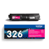 Brother TN-326M toner haute capacité (d'origine) - magenta