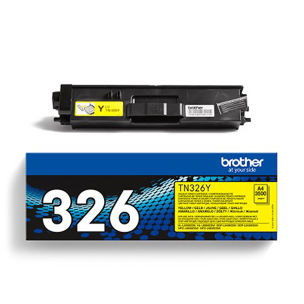 Brother TN-326Y toner haute capacité (d'origine) - jaune TN326Y 051028 - 1
