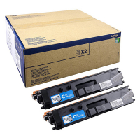 Brother TN-329C toner duopack (d'origine) - cyan TN329CTWIN 051250