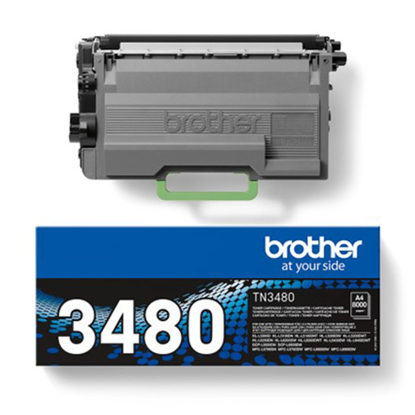 Brother TN-3480 toner haute capacité (d'origine) - noir 051078 - 1