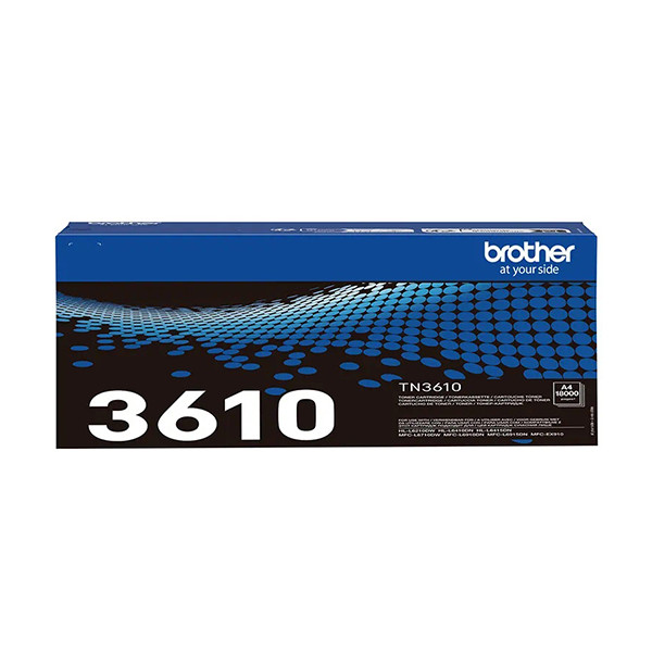 Brother TN-3610 toner (d'origine) - noir TN3610 051408 - 1