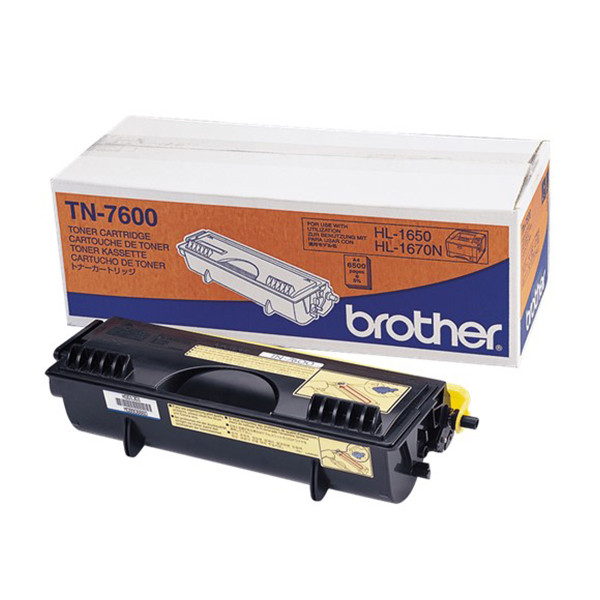 Brother TN-7600 toner (d'origine) - noir TN7600 029680 - 1