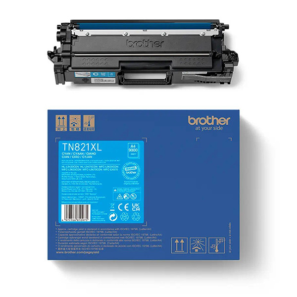 Brother TN-821XL C toner haut rendement (d'origine) - cyan TN821XLC 051372 - 1