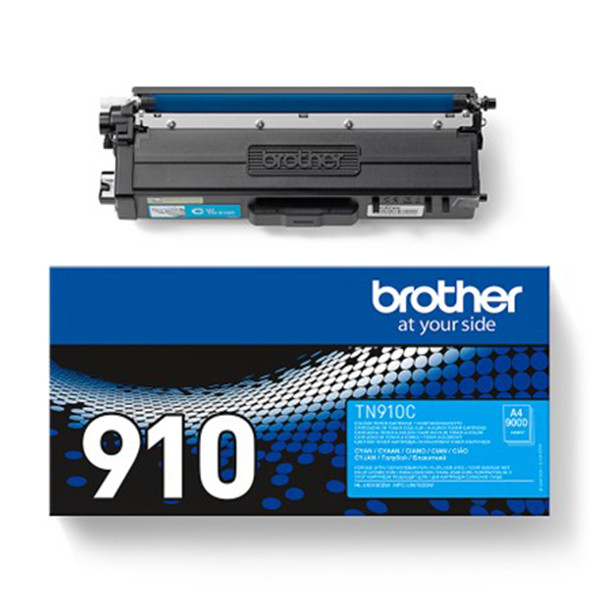 Brother TN-910C toner cyan capacité ultra-haute (d'origine) 903456 Brother TN-910C toner cyan capacité ultra-haute (d'origine) 903456 - 1