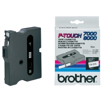 Brother TX-231 cassette à ruban 'extrême' 12 mm (d'origine) - noir sur blanc brillant TX231 080320