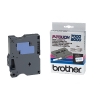 Brother TX-233 cassette à ruban 'extrême' 12 mm (d'origine) - bleu sur blanc brillant 080238 - 1