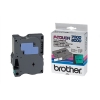 Brother TX-751 cassette à ruban 'extrême' 24 mm (d'origine) - noir sur vert