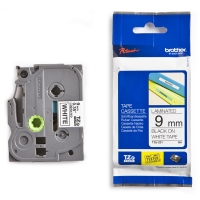 Brother TZe-221 cassette 9 mm (d'origine) - noir sur blanc 905123