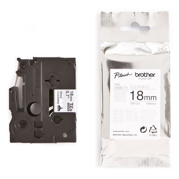 Brother TZe-CL4 cassette à ruban pour nettoyage 18 mm (d'origine) TZeCL4 080902 - 1
