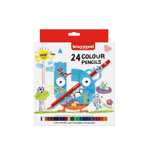 Bruynzeel Kids crayons de couleur (24 pièces) 60112003 231002 - 1