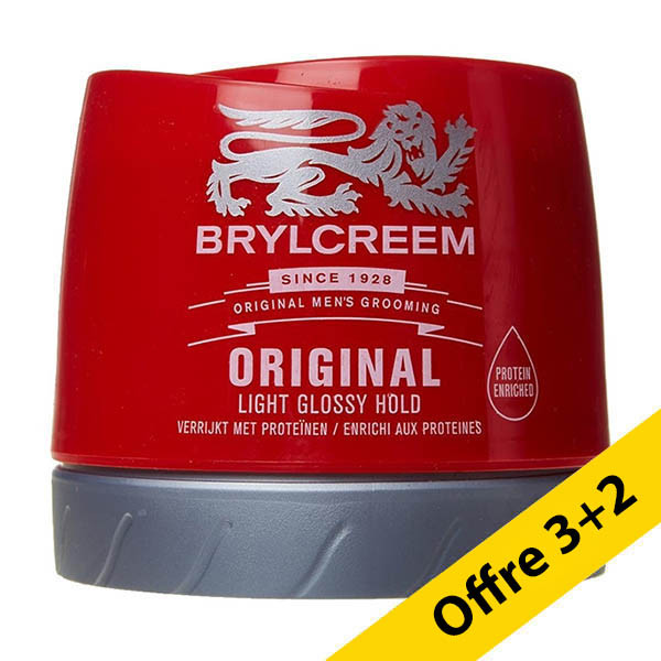 Offre : 5x Brylcreem Original gel capillaire (250 ml) SBR02016 - 1