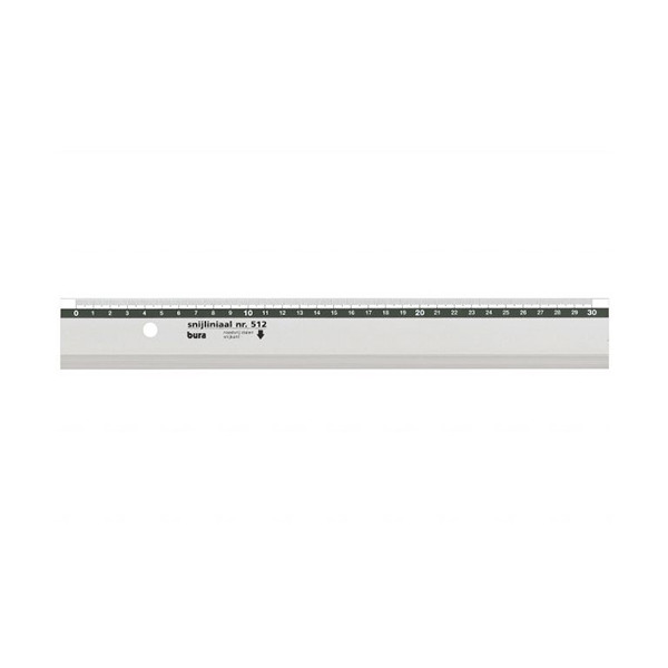 Bura 512 règle de coupe (30 cm) - aluminium 440017 221395 - 1