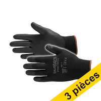 Busters Offre : 3x Busters Precision gants de travail taille L (1 paire) - noir  SBU00072