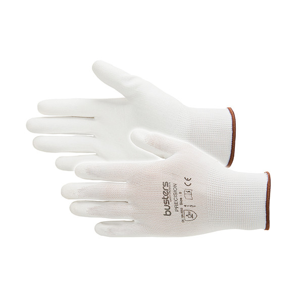 Busters Precision gants de travail taille XL (1 paire) - blanc 1011906003 SBU00007 - 1