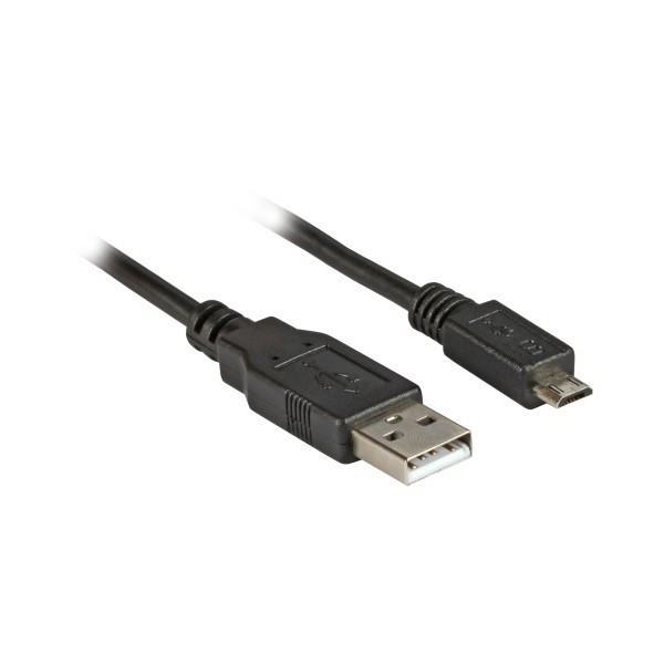 Câble USB-A vers micro-USB (2 mètres) 93181 K5228SW.0.5 K010201014 - 1