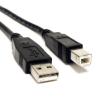 Câble d'imprimante USB longueur 1 mètre - noir
